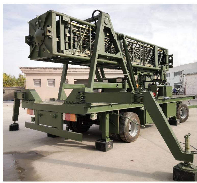Integrated, intelligent, multi-parameter early-warning and positioning telescopic mast (trailer-mounted) 10