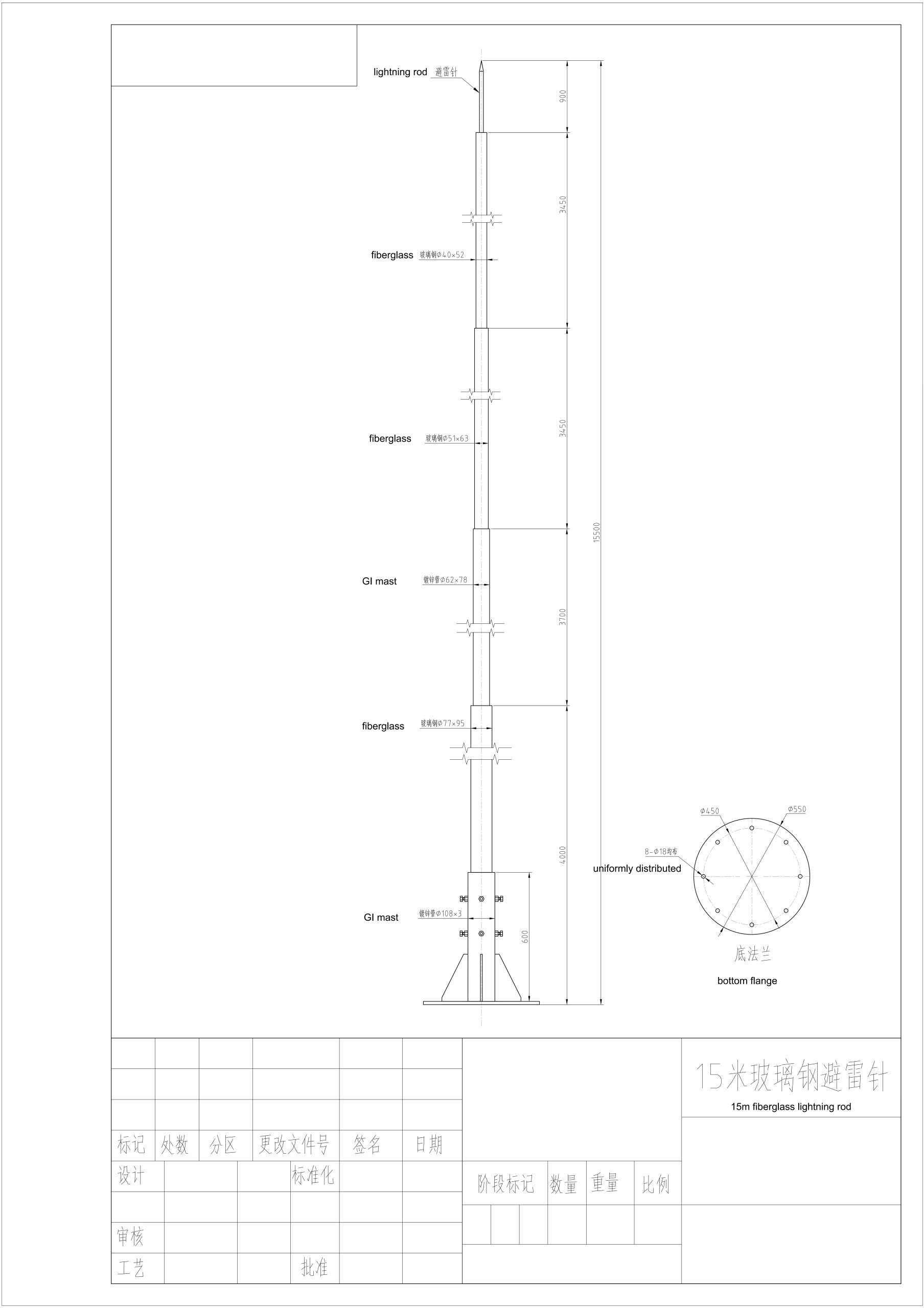 FRP-15 15米玻璃钢避雷针 20240527(1) 01
