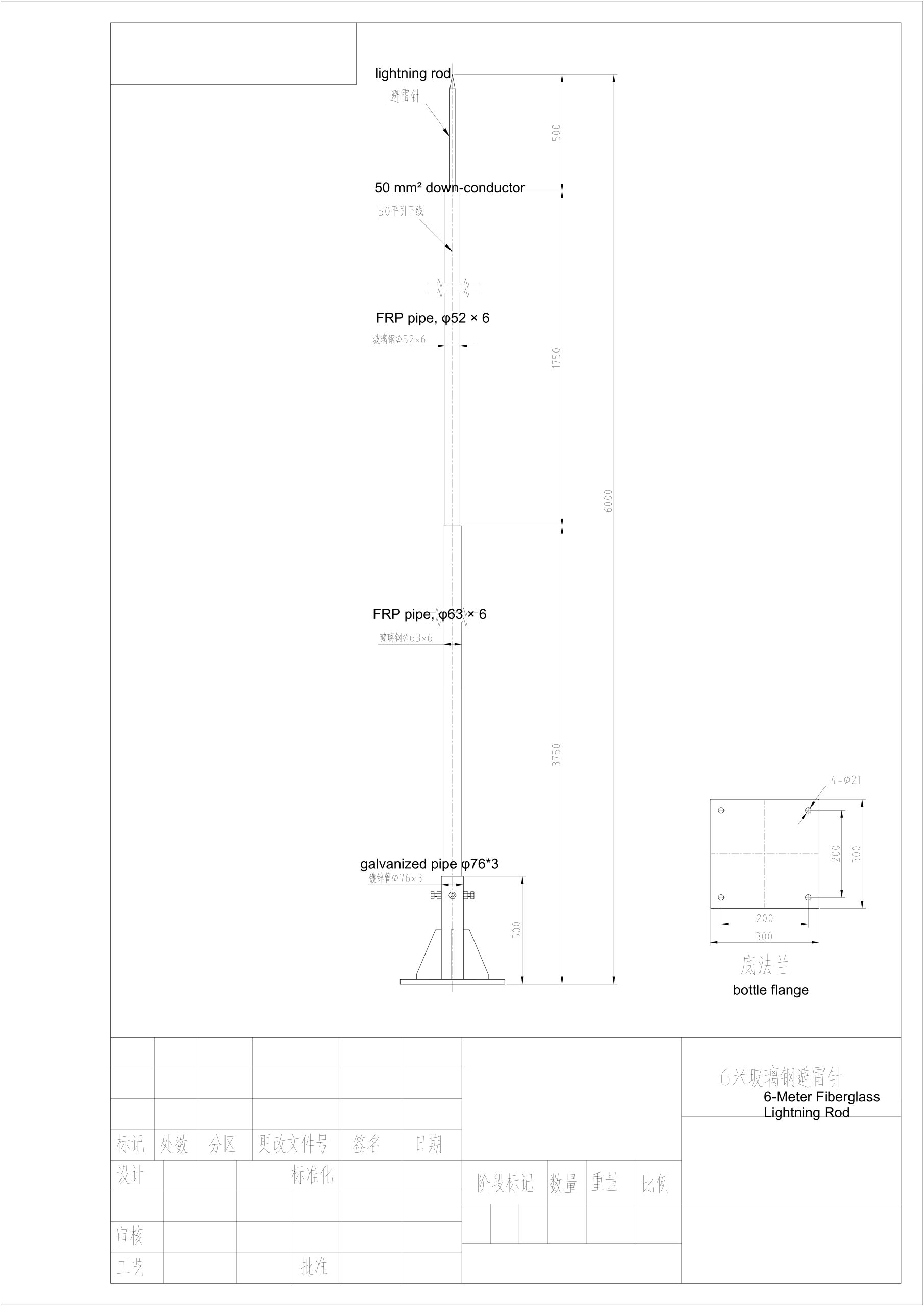 FRP-6 6米玻璃钢避雷针 2024.6.12(3) 01